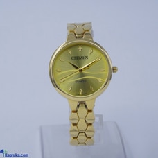Citizen Ladies Gold Colour Watch with a Gold Colour Stylish Dial at Kapruka Online