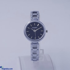 Citizen Ladies Silver Colour Watch with a Blackish Dial Buy Chanaka watch Online for specialGifts