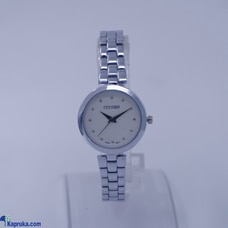 Citizen Ladies Silver Colour Watch with a White Colour Dial Buy Chanaka watch Online for JEWELRY/WATCHES