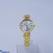 Citizen Ladies Gold Colour Watch with a Silvery dial Buy Chanaka watch Online for specialGifts