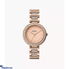 Fossil Karli Three Hand Rose Gold Tone Stainless Steel Watch Buy Global Shop Online for JEWELRY/WATCHES