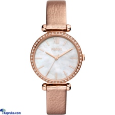 FOSSIL TILLIE THREE HAND ROSE GOLD TONE LEATHER WOMEN`S WATCH Buy Global Shop Online for JEWELRY/WATCHES