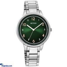 30. TITAN TITAN TRENDSETTERS GREEN DIAL STAINLESS STEEL Buy GOLDEN TIME by Muthukaruppan Chettiar Online for specialGifts