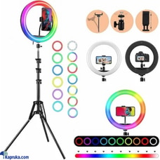 10 ` RGB Selfie Ring Light, LED Ringlight 3200-6500K with Tripod Stand Buy Diligent Consulting Group (Pvt) Ltd Online for ELECTRONICS