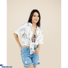 Tranquil Leaf Oversized Shirt Buy YOOLACLOTHING Online for specialGifts