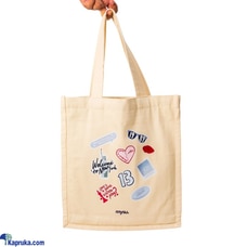 MYSU Premium Taylor Canvas Tote Bag Beige Buy THE MYSU (PRIVATE) LIMITED Online for specialGifts