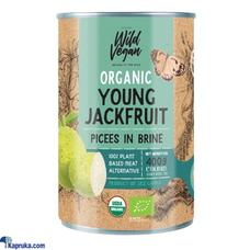 Organic Young Green Jackfruit Pieces in Brine 400g Buy Wild Vegan (Pvt) Ltd. Online for specialGifts