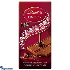 LINDT LINDOR DOUBLE CHOCOLATE 100G at Kapruka Online