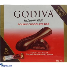 GODIVA DOUBLE CHOCOLATE BAR 35G X 6  PACK Buy AUSSIE FINEST FOODS Online for Chocolates