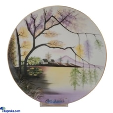 Hand Pained 22k Gold line Porcelain Wall Plaque Buy Noritake Lanka Porcelain (Pvt) Ltd Online for HOUSEHOLD
