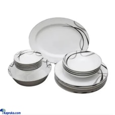 Platinum strips Rattota 18pc Dinner Set R3554 Buy Noritake Lanka Porcelain (Pvt) Ltd Online for specialGifts
