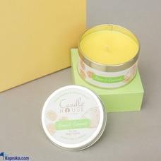 Coconut and Lime Regular Tin Candle Buy Candle House Ceylon Online for HOUSEHOLD