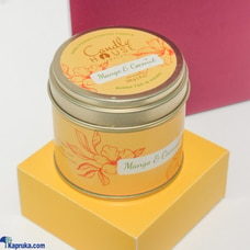 Mango and Coconut Tall Tin Candle Buy Candle House Ceylon Online for specialGifts
