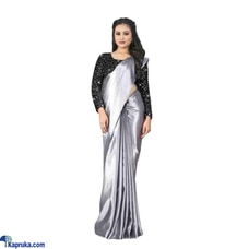 Plain Diamond Satin Silk Saree Buy yamihaasl Online for specialGifts