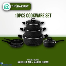 THE HARVEST NONSTICK - 10PCS COOKWARE SET Buy None Online for HOUSEHOLD