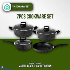 THE HARVEST NONSTICK - 7PCS COOKWARE SET Buy None Online for HOUSEHOLD