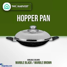 THE HARVEST NONSTICK - 18CM  HOPPER PAN (SIDE HANDLES W/ SEMI-GLASS LID) Buy None Online for specialGifts