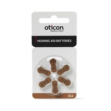 Oticon Battery - 312 Brown Buy Vision Care Online for specialGifts