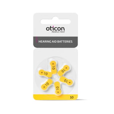 Oticon Battery - 10 Yellow  By Vision Care  Online for externalFeedProduct