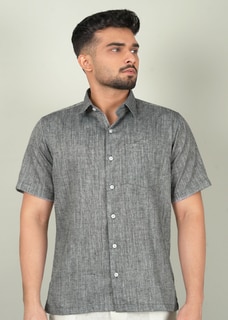 Signature Linen Men`s Regular fit Short Sleeve Shirt Buy SIGNATURE Online for specialGifts