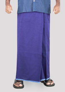 SIGNATURE MEN`S PURPLE COLOR HAND LOOM SARONG Buy SIGNATURE Online for specialGifts