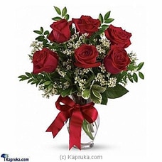 Half Dozen Long Stemmed Red Roses  Online for intgift