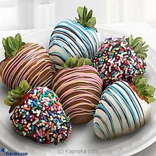 Berry Delight - 6 Dipped Strawberries  Online for intgift