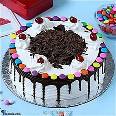 Black Forest Fresh Cream Cakes With Gems Topp  Online for intgift