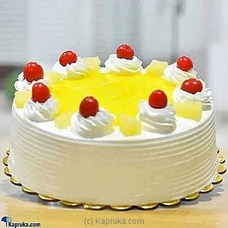 Pineapple Fresh Cream Cake(1 Kg)  Online for intgift