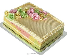 Ribbon Cake With Icing  By Topaz  Online for cakes