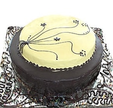 Chocolate Fondant Topped Butter Cake at Kapruka Online