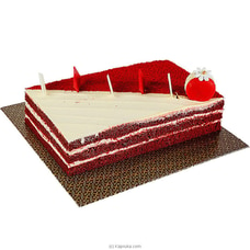 Red velvet cake sandwiched with cream cheese Cream(GMC) Buy Cake Delivery Online for specialGifts