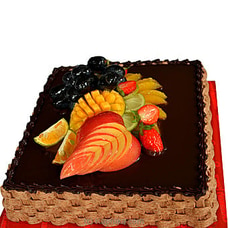 Chocolate & Fruit Gateaux(Shaped Cake) Buy Mahaweli Reach Online for cakes