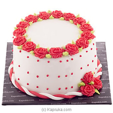 Lavish Rose Ribbon Cake at Kapruka Online