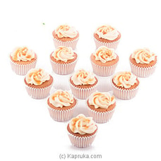 Vanila Caramel Cupcakes 12 Piece Pack at Kapruka Online