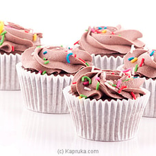 Chocolate Swril Cupcakes With Sprinkles - 12 Piece Pack at Kapruka Online
