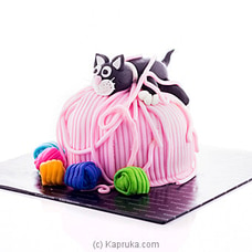 Kitten Tangled In Yarn Cake Buy Cake Delivery Online for specialGifts