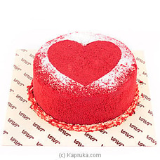 Java `Pure Love` Red Velvet Cake Buy anniversary Online for specialGifts