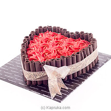 Swirl Of Romance Chocolate Cake Buy valentine Online for specialGifts