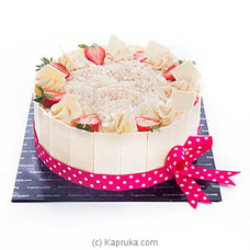 Kapruka Strawberry And White Chocolate Gateau Buy Cake Delivery Online for specialGifts