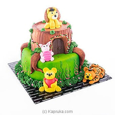 Pooh And The Friends Ribbon Cake Buy Cake Delivery Online for specialGifts