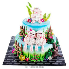 My Little Sheep Ribbon Cake Buy Cake Delivery Online for specialGifts