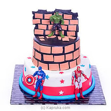 superheroes in action  Online for cakes