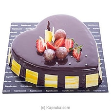 Premium Choco Strawberry Heart Cake  Online for cakes