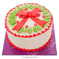 Christmas Ribbon Cake Buy Cake Delivery Online for specialGifts