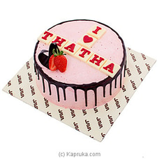 Java Fresh Strawberry And Chocolate Layer Cake  Online for cakes