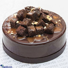 Cinnamon Grand Dark Chocolate Salted Caramel Fudge Cake Buy Cake Delivery Online for specialGifts
