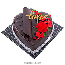 Heart Chocolate Gateau Buy valentine Online for specialGifts