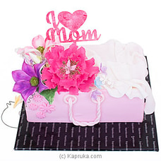 Flower Purse Mother`s Day Ribbon Cake  Online for cakes