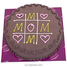 Divine `Mom` Deco Mother`s Day Chocolate Cake Buy Cake Delivery Online for specialGifts